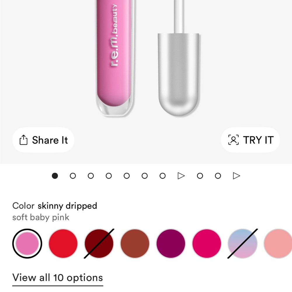 NEW! R.E.M. Beauty Pink Lip Gloss